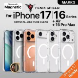 เคส FenixShield Crystal Hybrid III (Mark3) สำหรับ iPhone 17 / 16 / 15 / Air / Plus / Pro / Max